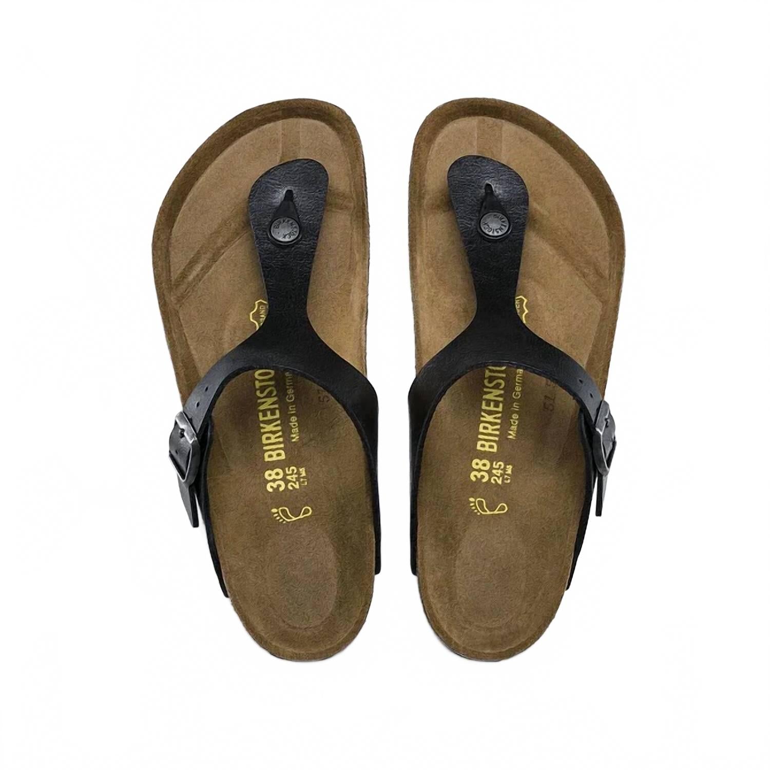 Women's Gizeh Birko-Flor Thong Sandal In Graceful Licorice