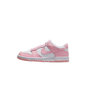 Grade-School Nike Dunk Low White / Medium Soft Pink - White FB9109-125