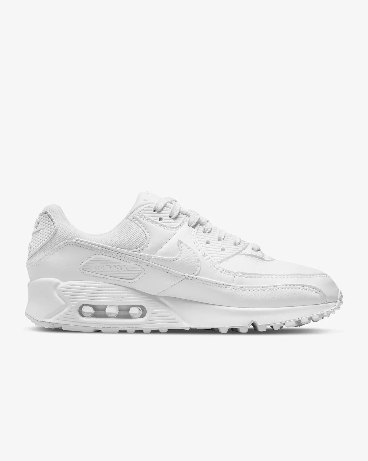 Women's Nike Air Max 90 DH8010-100 Sneakers US 11.5 White Lifestyle Shoes FD1107