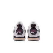 Little Kid's Air Jordan 4 Retro Comic Off White/Anthracite-Neutral Grey-Fire Pink-Light Arctic Pink-Muslin IO2363-100