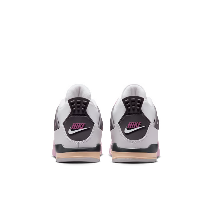 Little Kid's Air Jordan 4 Retro Comic Off White/Anthracite-Neutral Grey-Fire Pink-Light Arctic Pink-Muslin IO2363-100