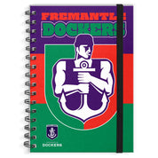 AFL - Fremantle Dockers Hardcover A4 Spiral Notebook