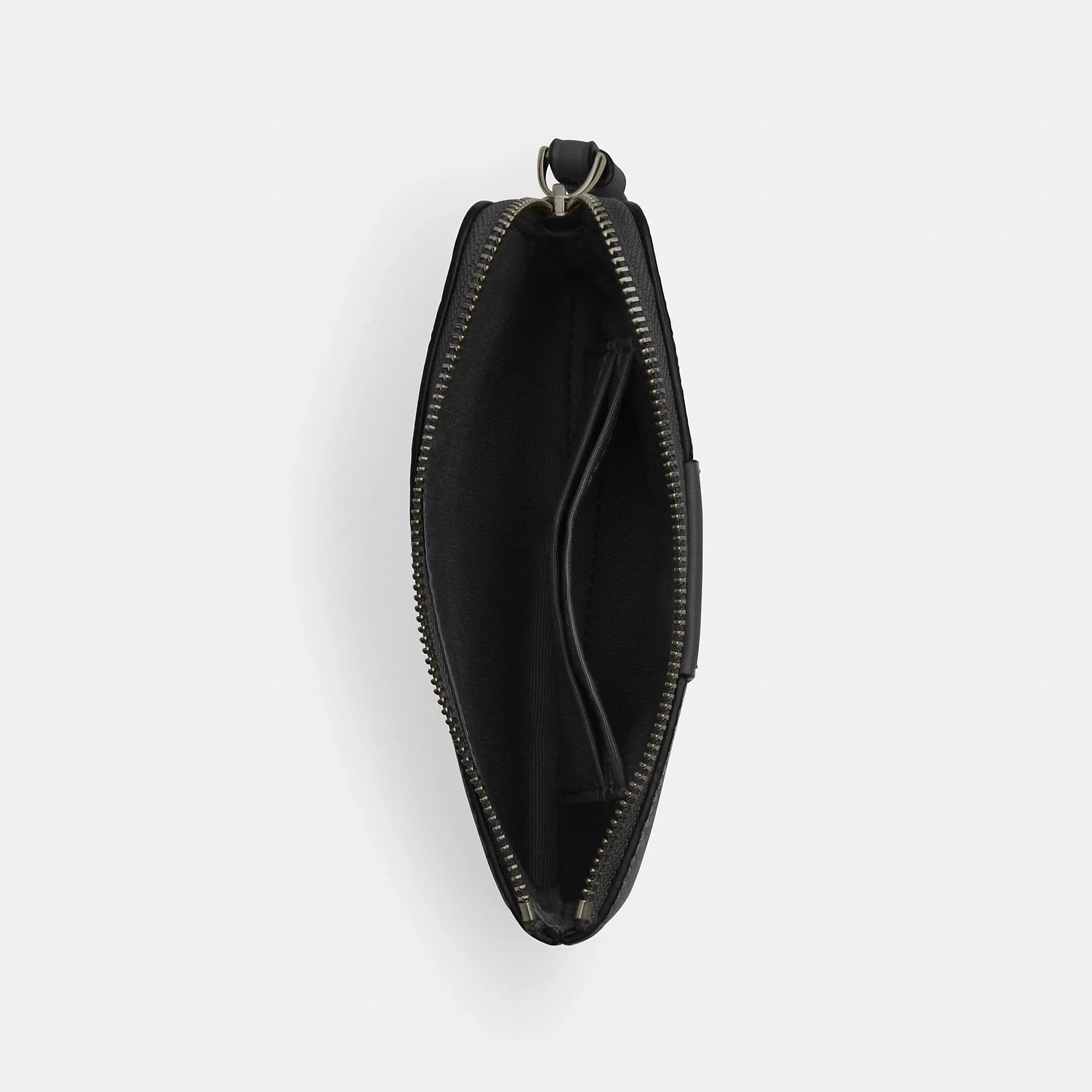 Coach Outlet Corner Zip Wristlet In Signature Canvas With Stripe