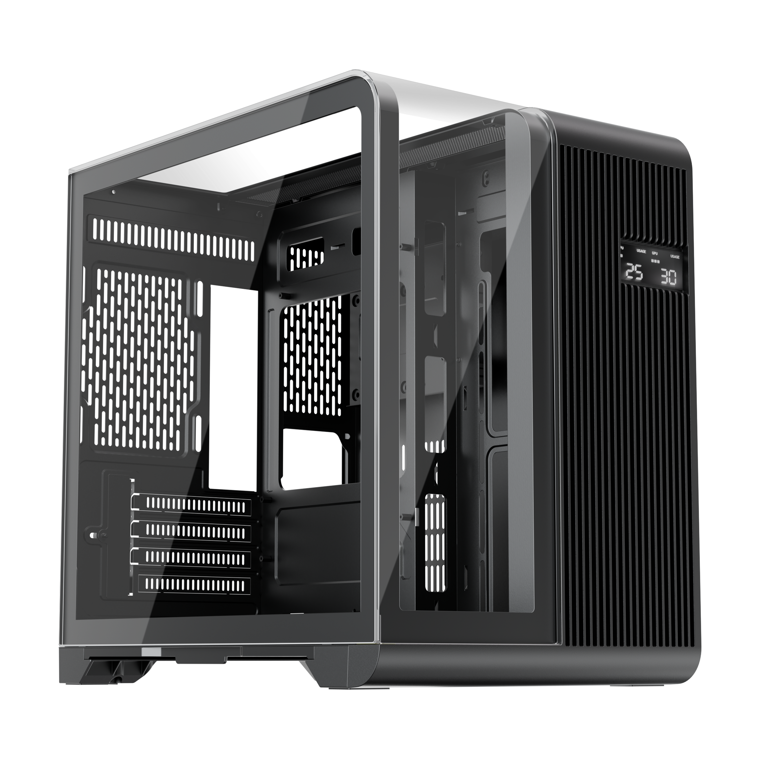 1st Player RT5 M-ATX ITX PC Gaming Case (Black)