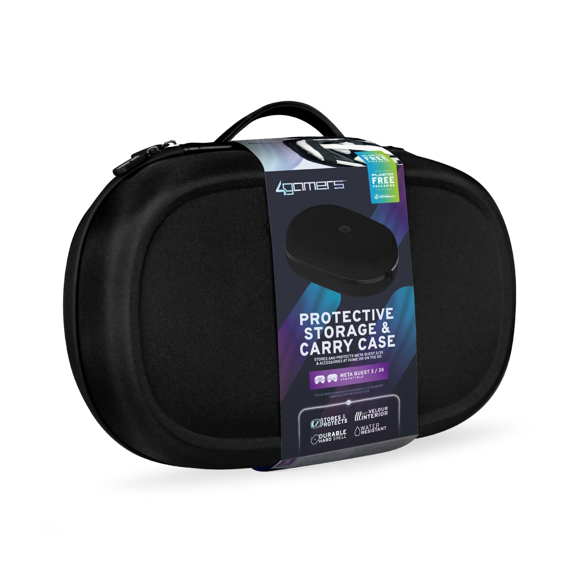 4Gamers Protective Storage & Carry Case for Meta Quest 3 & 3S