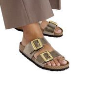 Women's Birkenstock Sydney Cushion Buckle Graceful Taupe 1029372