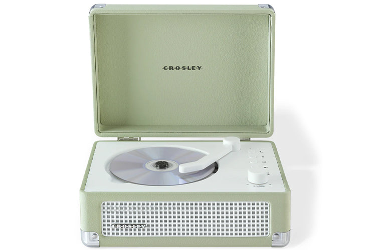 Crosley Cruiser Portable Retro CD Player Bluetooth Speakers (Mint)