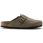 Women's Boston Suede Clog In Taupe