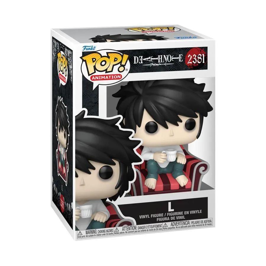 Death Note – L (on Chair) Pop! Vinyl