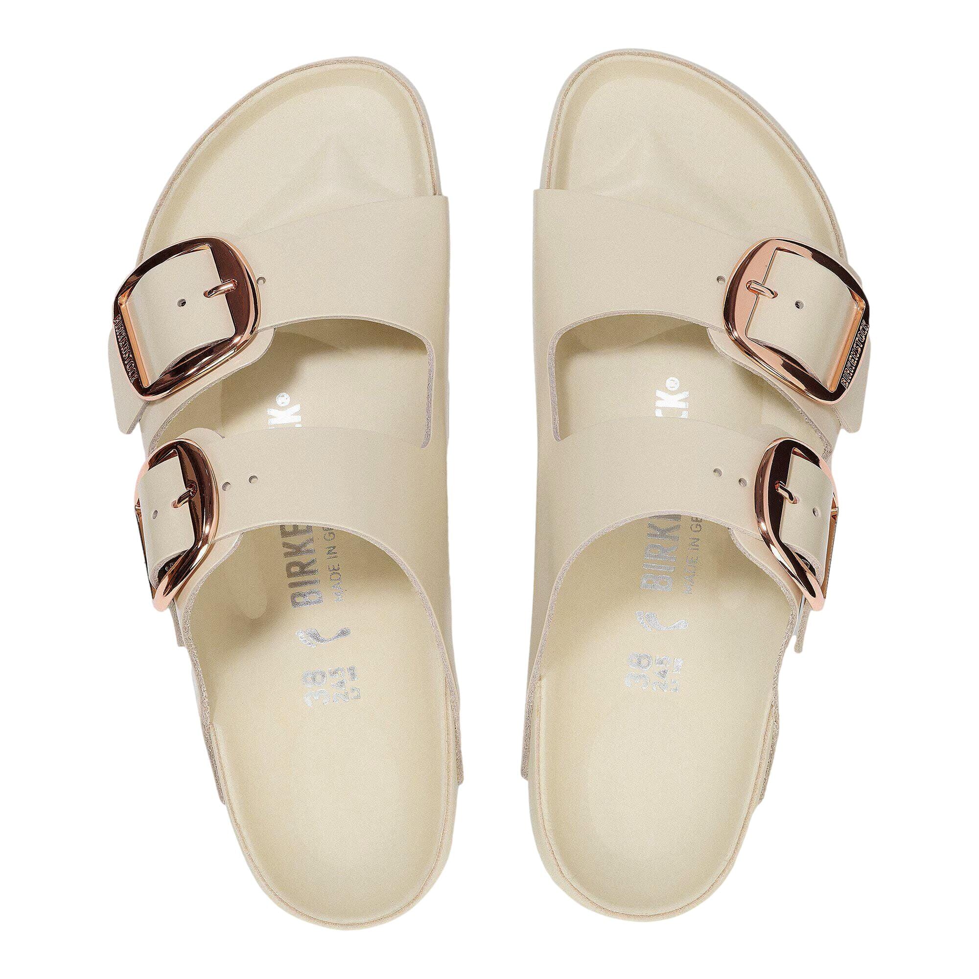 Birkenstock Arizona Big Buckle High-Shine Ecru  1027850 Women's