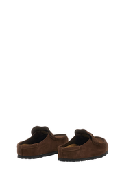 Brown Naples Suede Mules