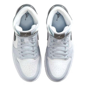 Women's Nike Air Jordan 1 Mid White / Smoke Grey - Pure Platinum BQ6472-113