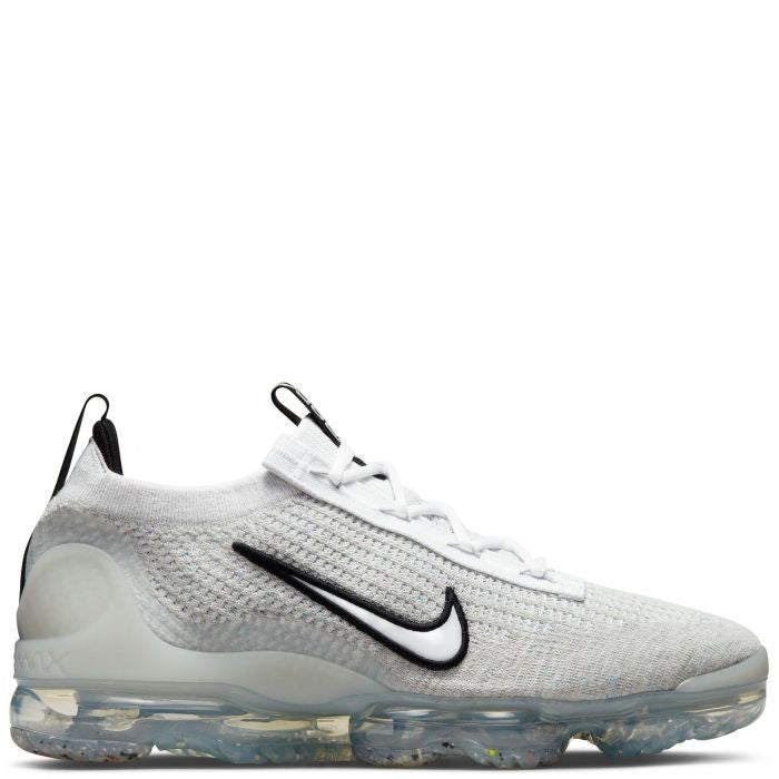Men's Nike Air VaporMax 2021 FK DH4084-100 White Metallic Silver Running Shoes