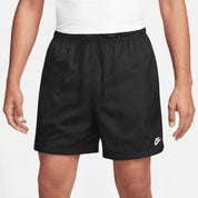 Men's Club Woven Flow Shorts In Black/white