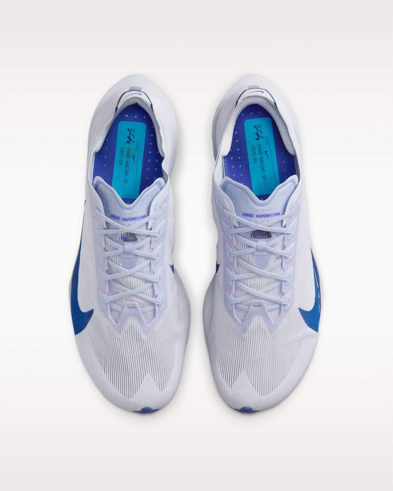 Men's Vaporfly 4 Shoes In Ghost/persian Violet/football Grey/blue Void