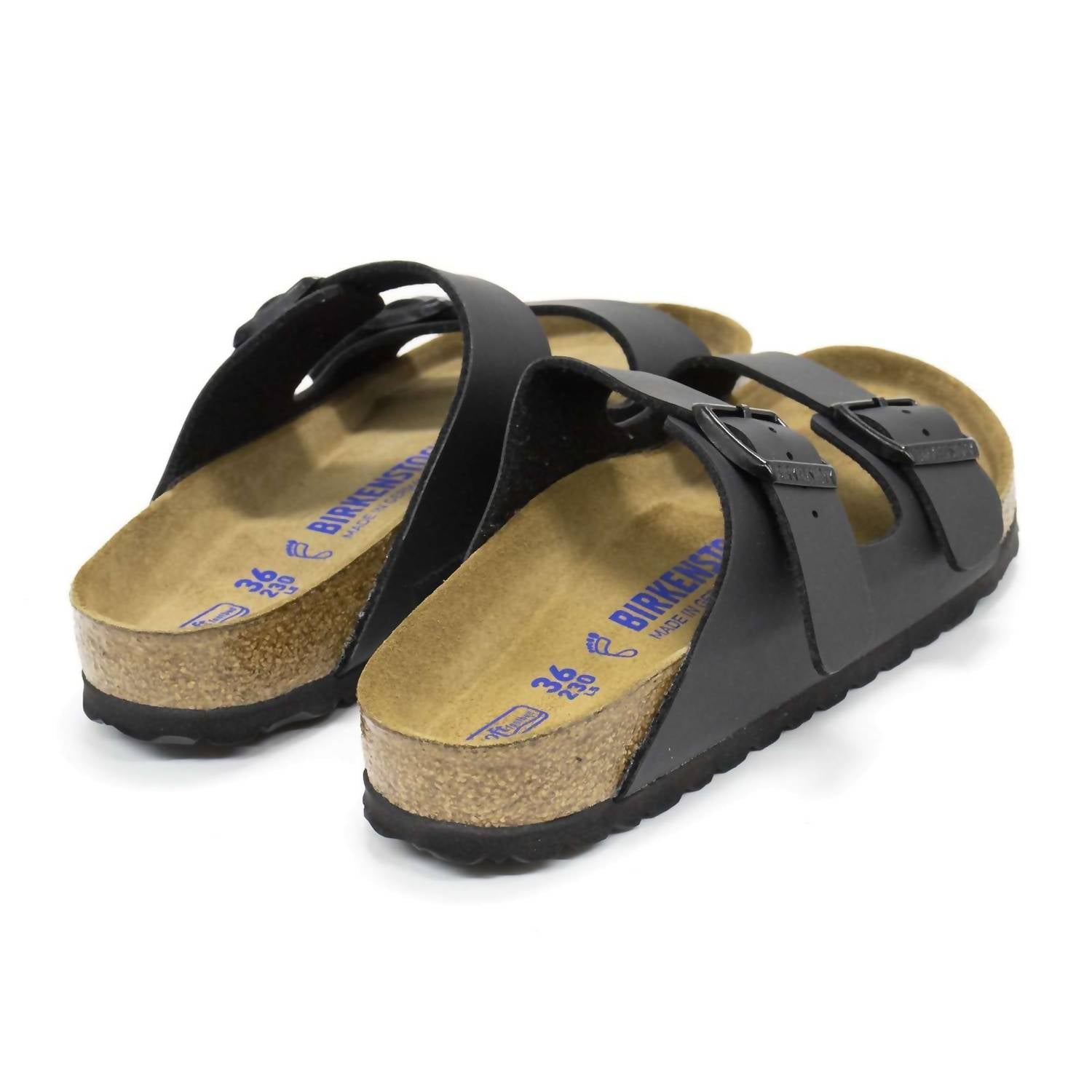 Men's Arizona Soft Footbed Sandals In Black