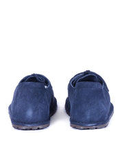 Navy Utti Suede Leather Loafers