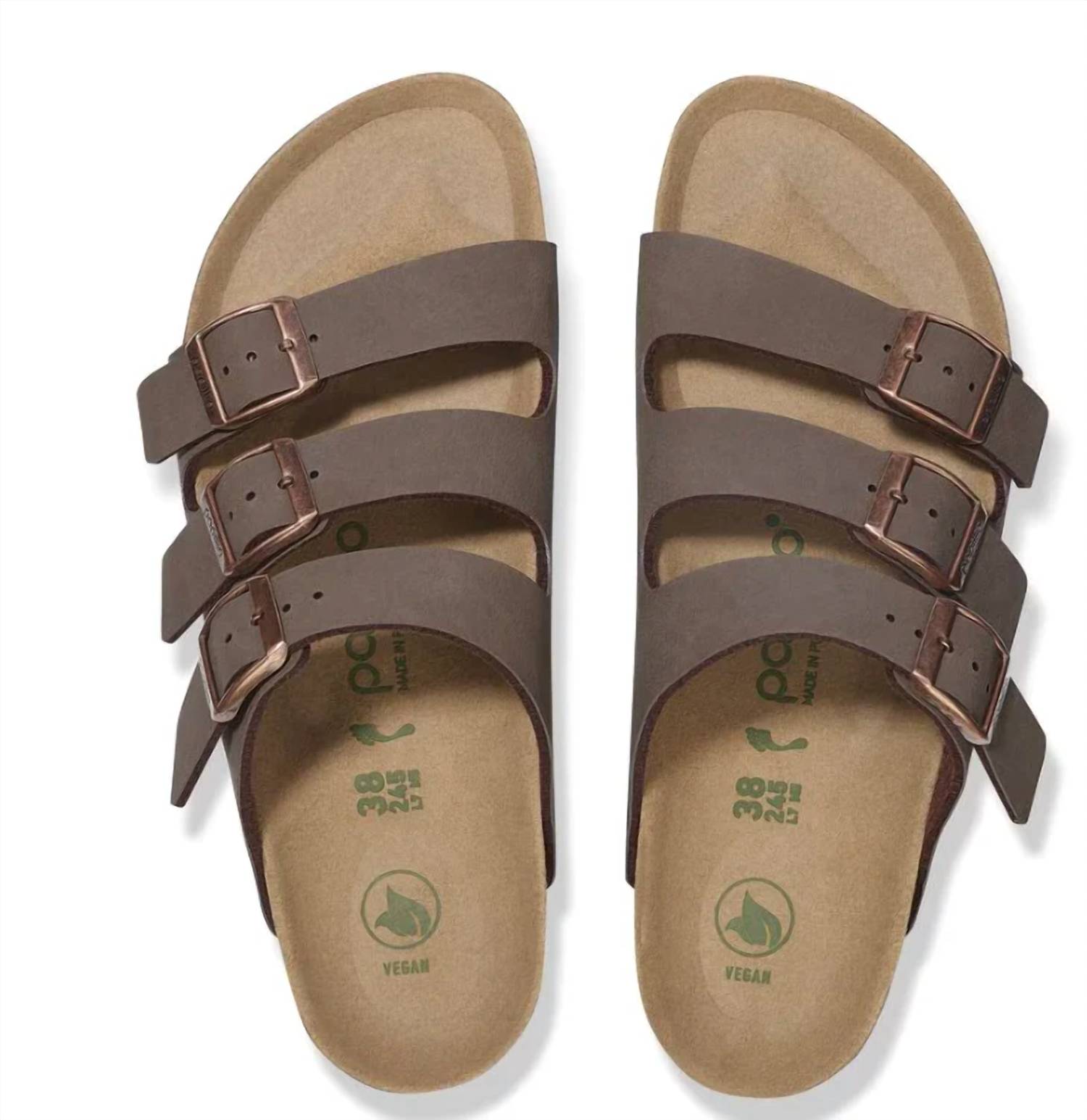 Women's Papillio Vegan Florida Flex Platform Sandals In Mocha