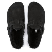 Men's Boston Shearling Clog In Black