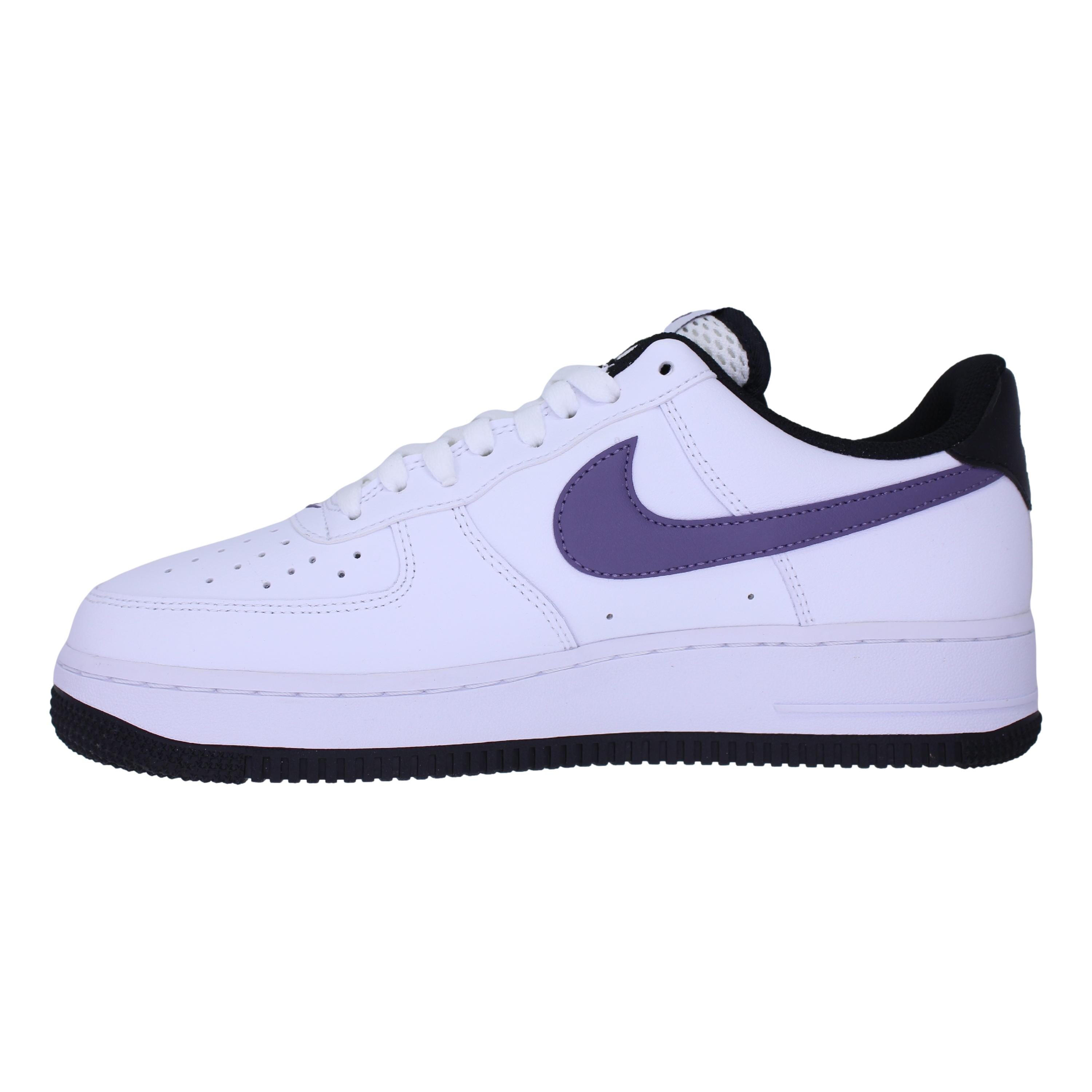 Nike Air Force 1 '07 LV8 White/Canyon Purple-Black  DH7440-100 Men's