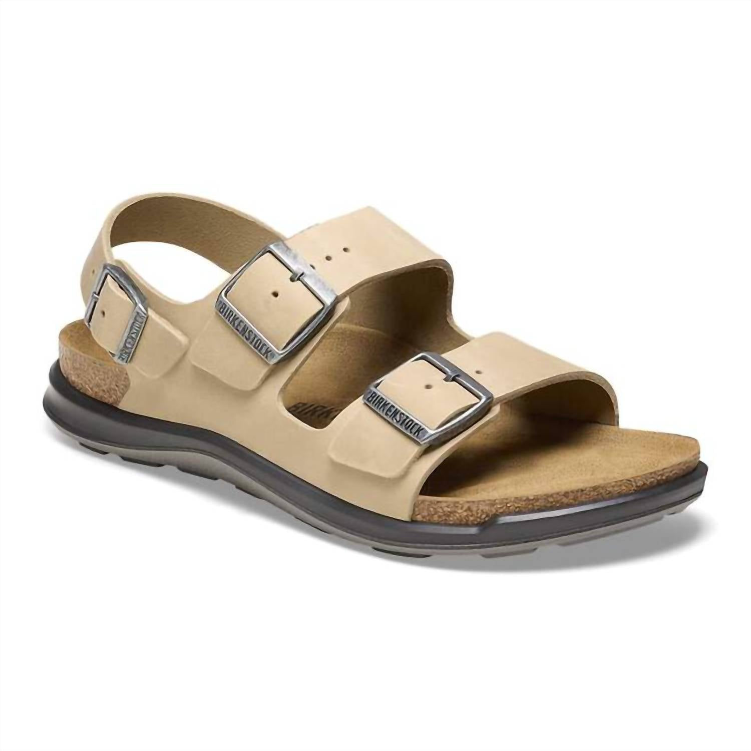 Unisex Milano Crosstown Sandals In Tabacco Brown
