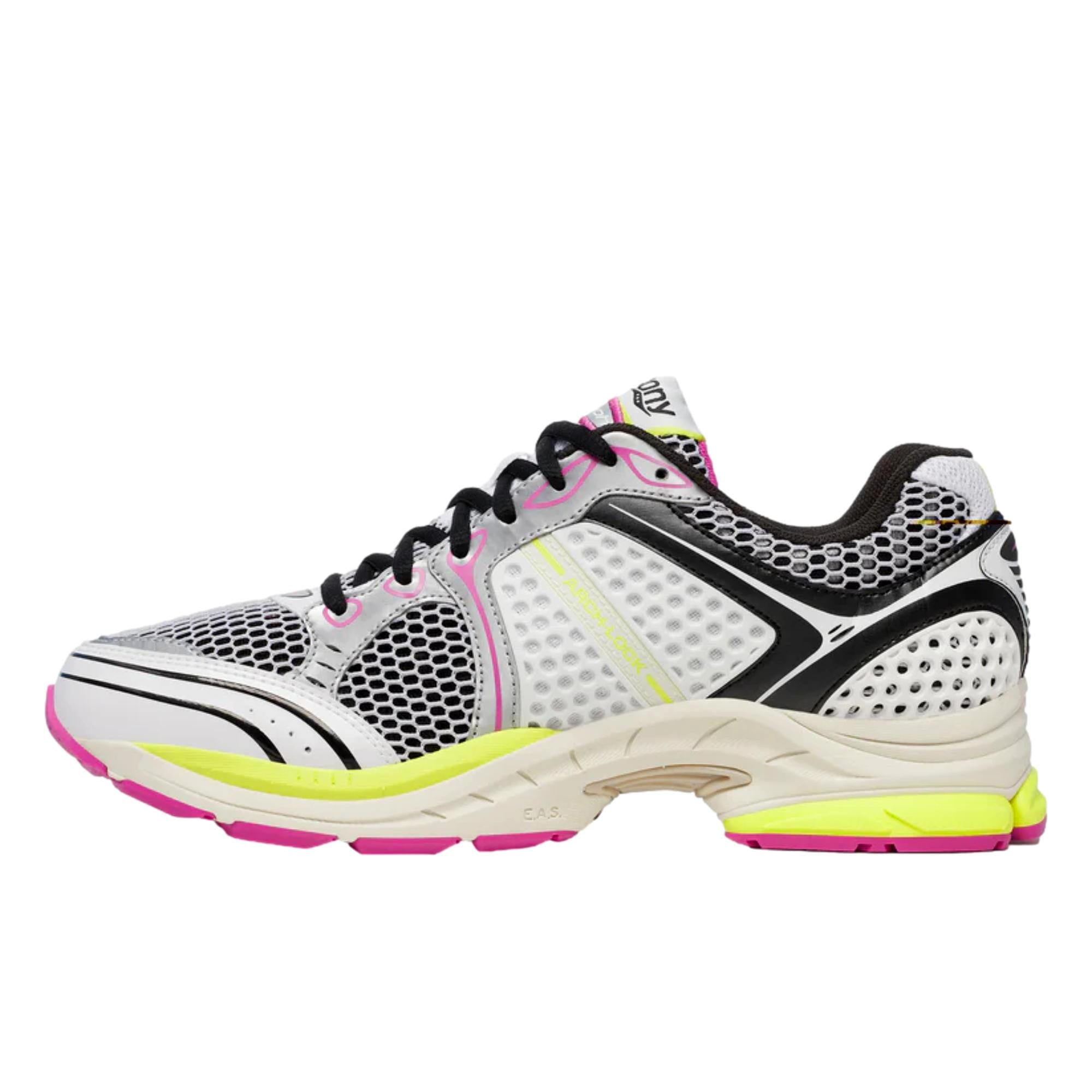Men's Saucony Progrid Triumph 4 White / Fluo S70704-14