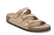 Women's Florida Nubuck Leather Sandals In Sandcastle