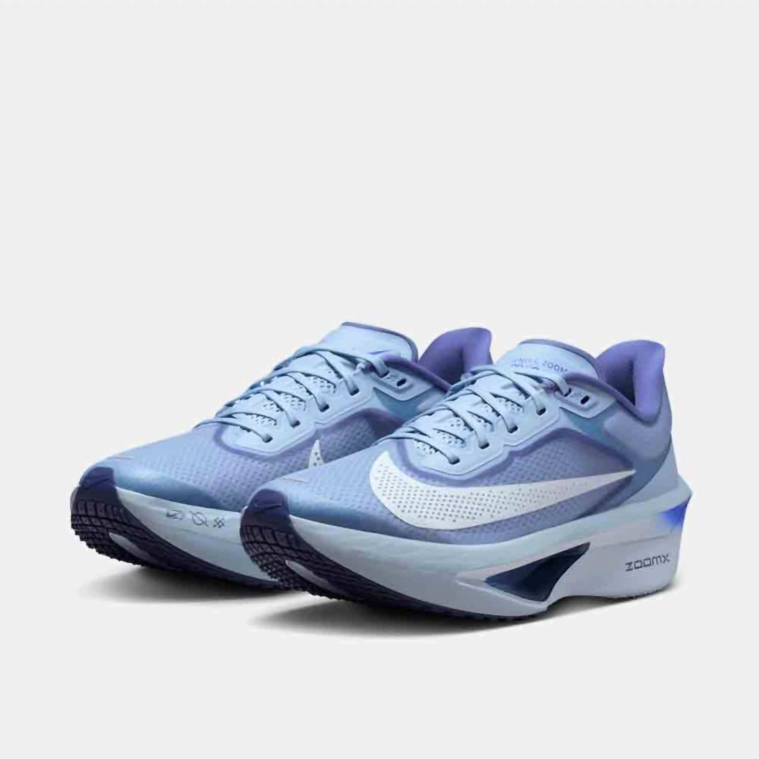 Women's Zoom Fly 6 Running Shoes In Light Armory Blue/white