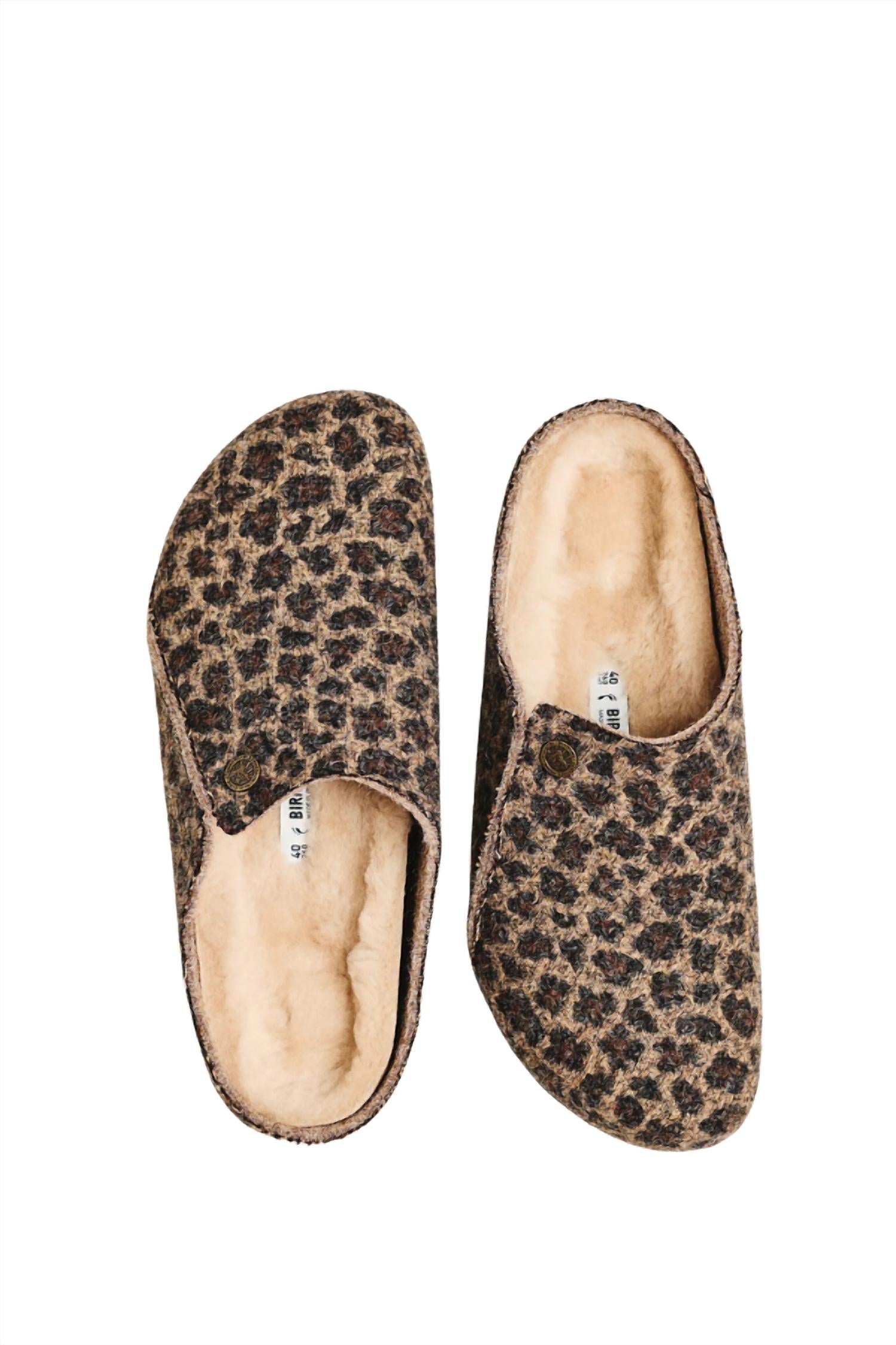 Women's Zermatt Shearling Clogs In Leopard