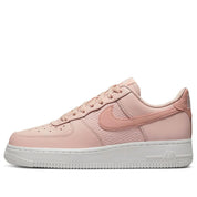 Women's Nike Air Force 1 Low DJ9945-600 Sneakers Pink Leather Lifestyle Shoes