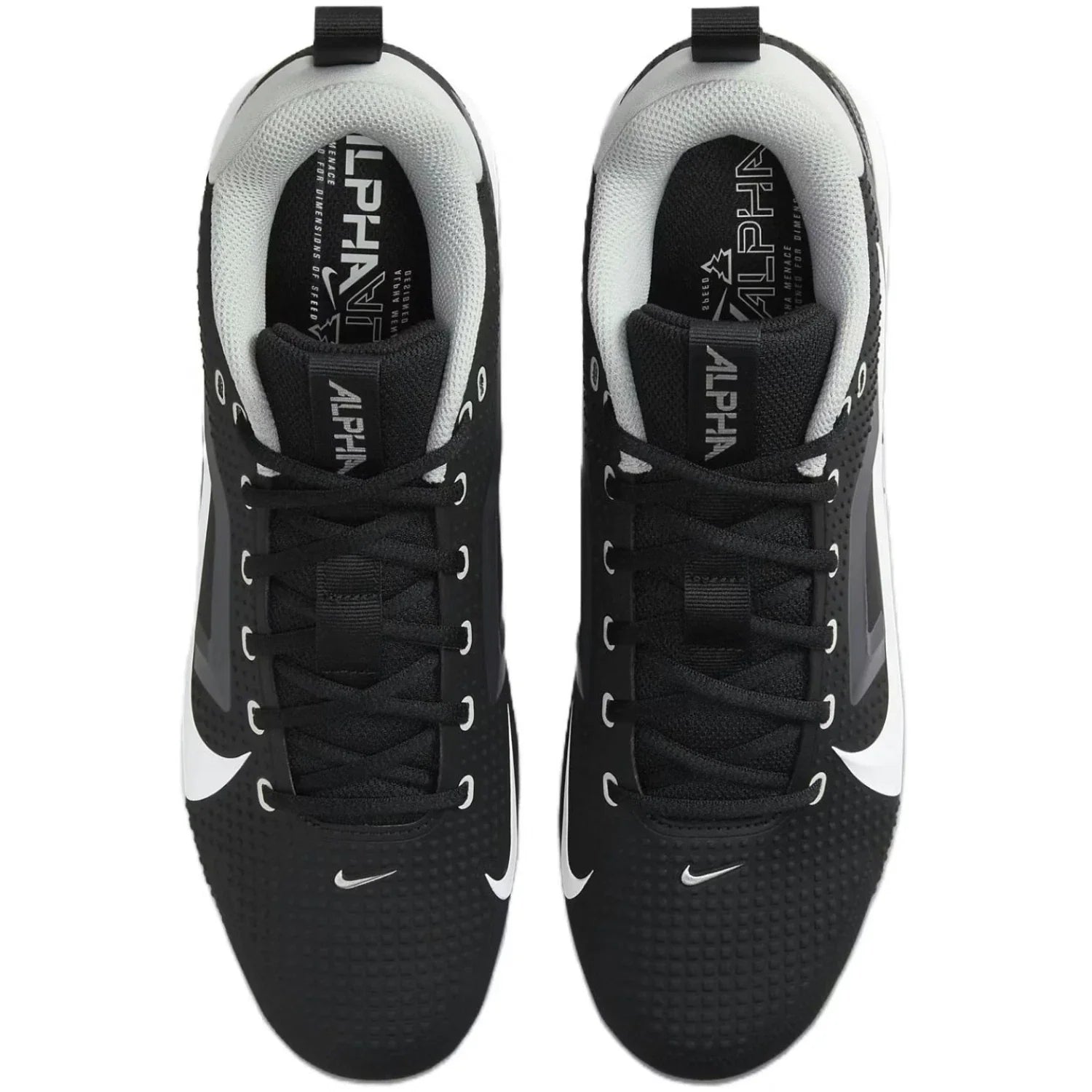 Nike Alpha MenaceVarsity FN0027-001 Mens Black Football Cleats RHS8205