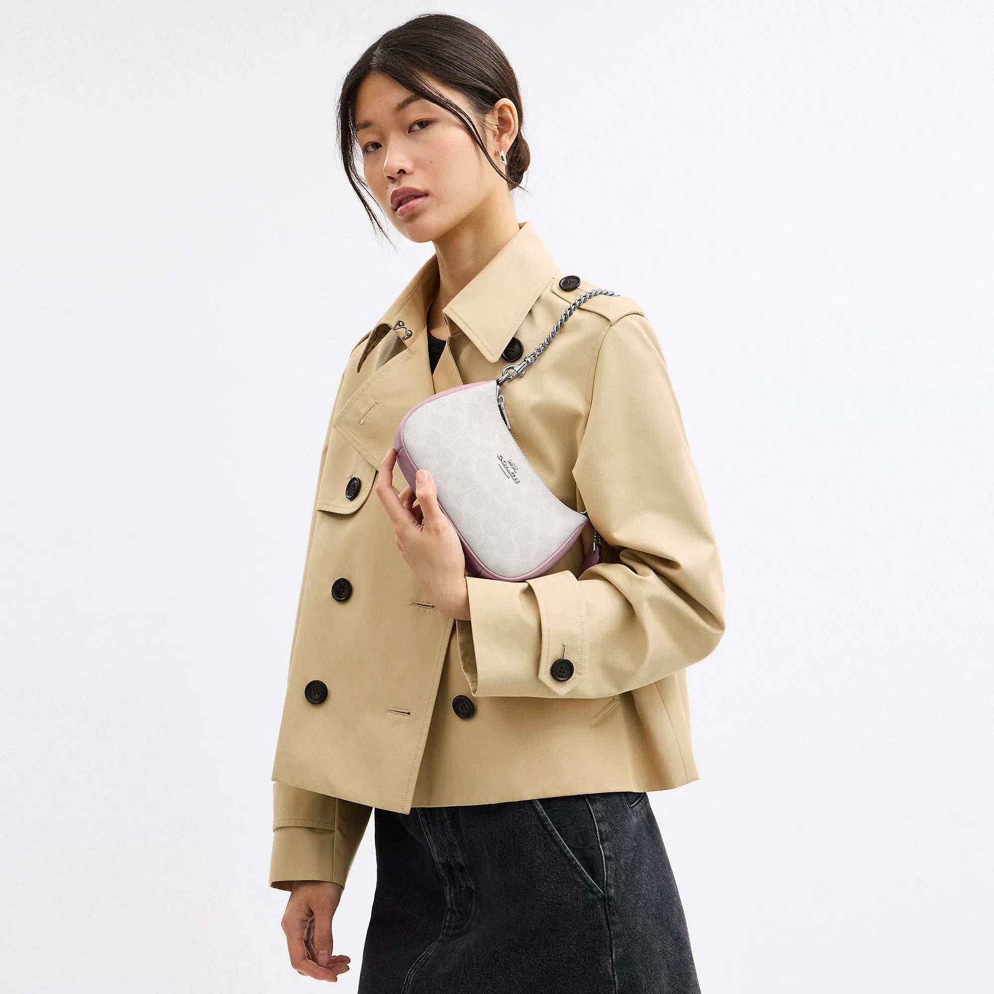 Coach Outlet Teri Mini Crossbody Bag In Signature Canvas