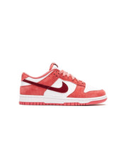 Women's Dunk Low Sneakers In White / Team Red-Adobe-Dragon Red