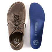 Men's Honnef Low Suede Lace Up Shoes In Grey Taupe