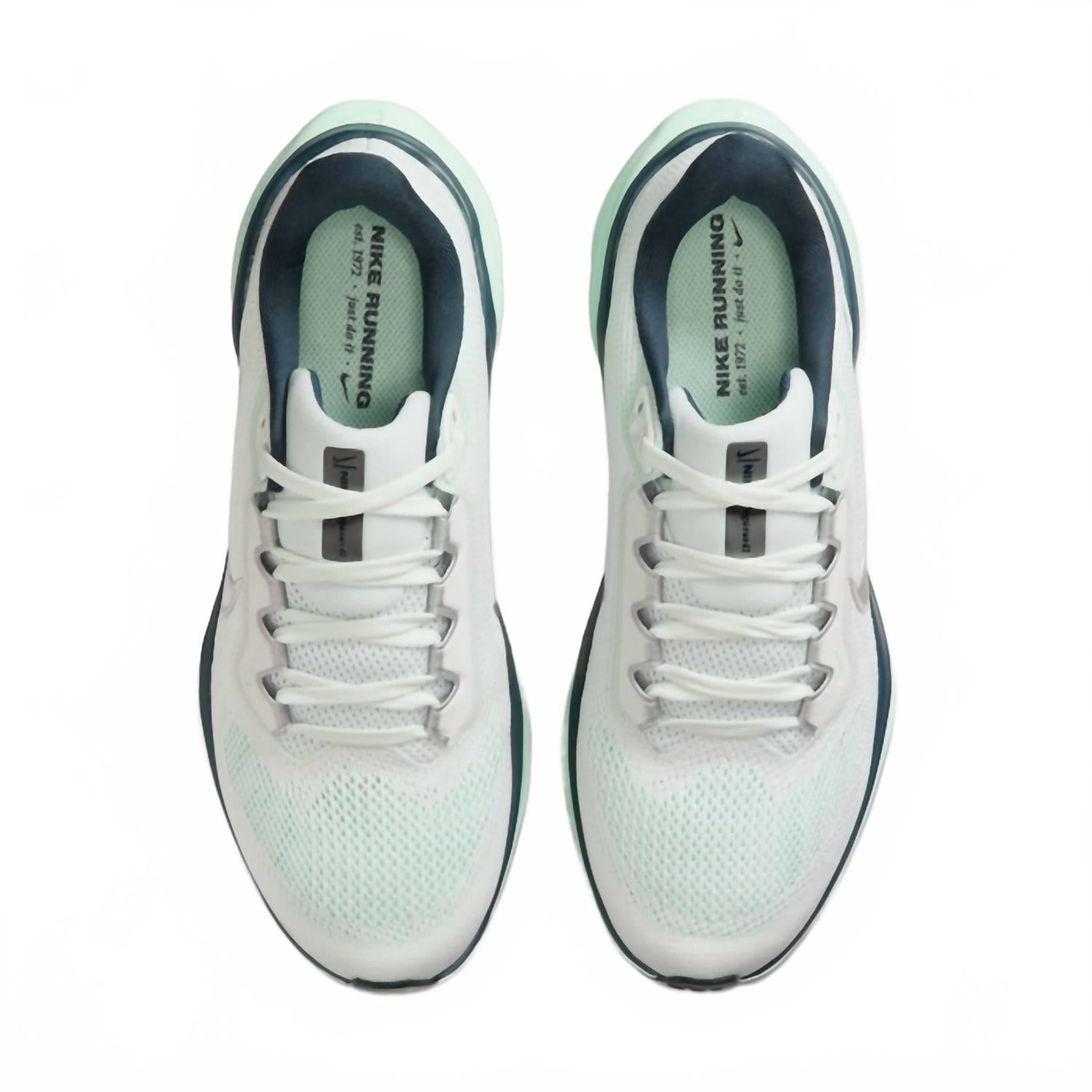 Women's Pegasus 41 Road Running Shoes In Ghost Aqua/mint Foam/armoury Navy/metallic Silver