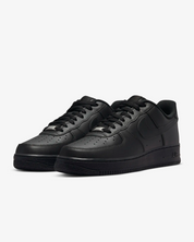 Men's Nike Air Force 1 '07 CW2288-001 Sneakers 7 Black Leather Basketball Shoes