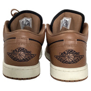 Nike Air Jordan 1 Low in Brown And Black Leather