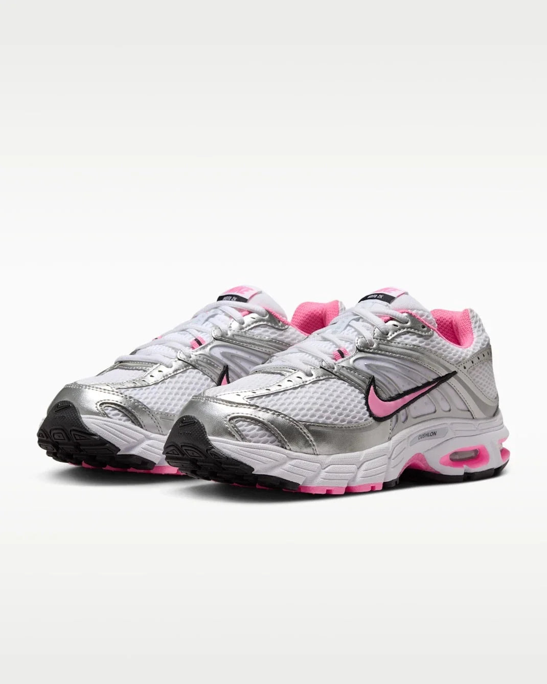 Nike Air Max Moto 2 HQ2056-101 Sneaker Women White Silver Lifestyle Shoes LIQ661