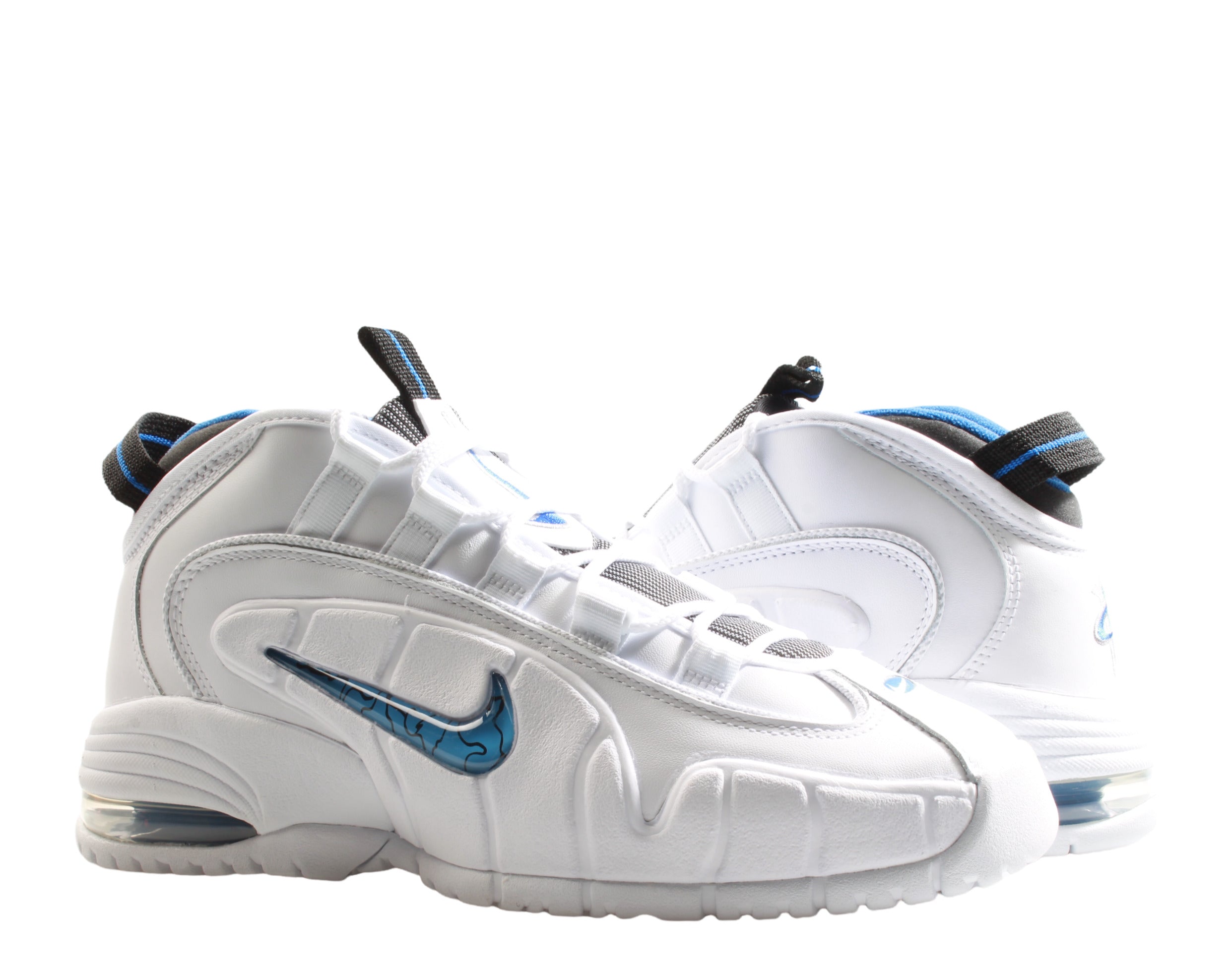 Men's Nike Air Max Penny 1 Home 2022 White/Blue Basketball Shoes DV0684-100