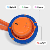 Cheerble Wicked Ball Rolly - Interactive Smart Dog Toy - Royal Blue