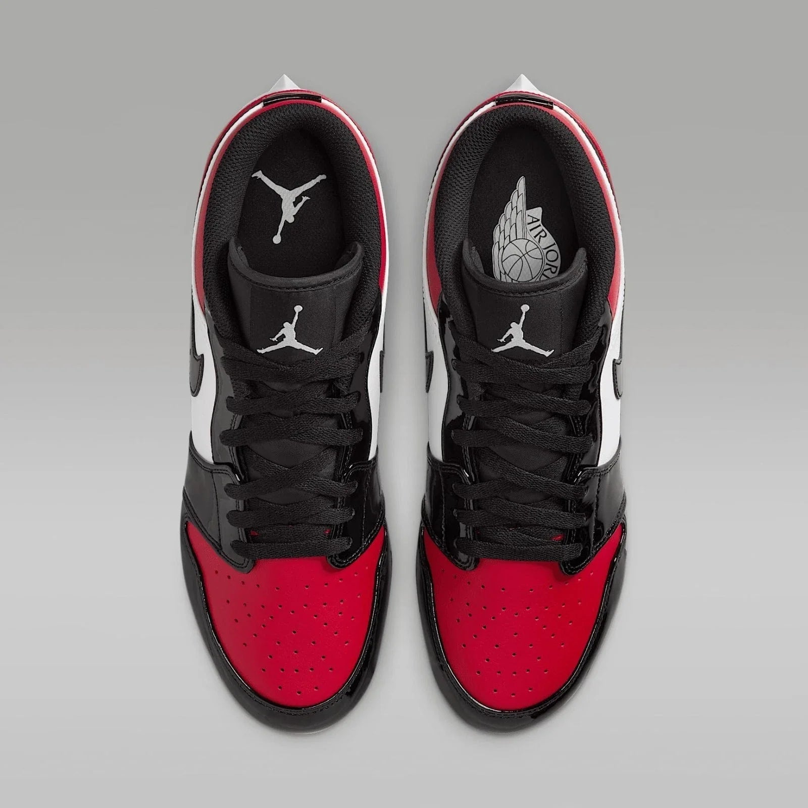 Nike Air Jordan 1 Low FJ6245-601 Men's Red Molded Football Cleats MEW1690