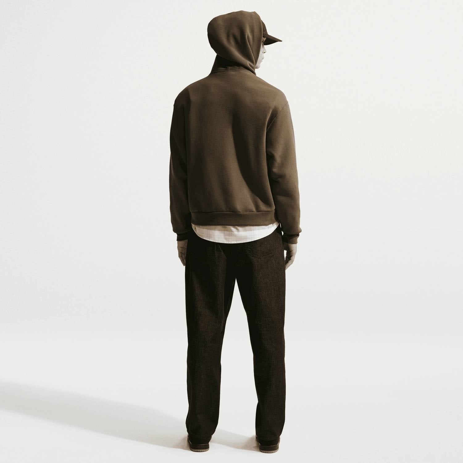 Loose Denim Skate Pants In Black