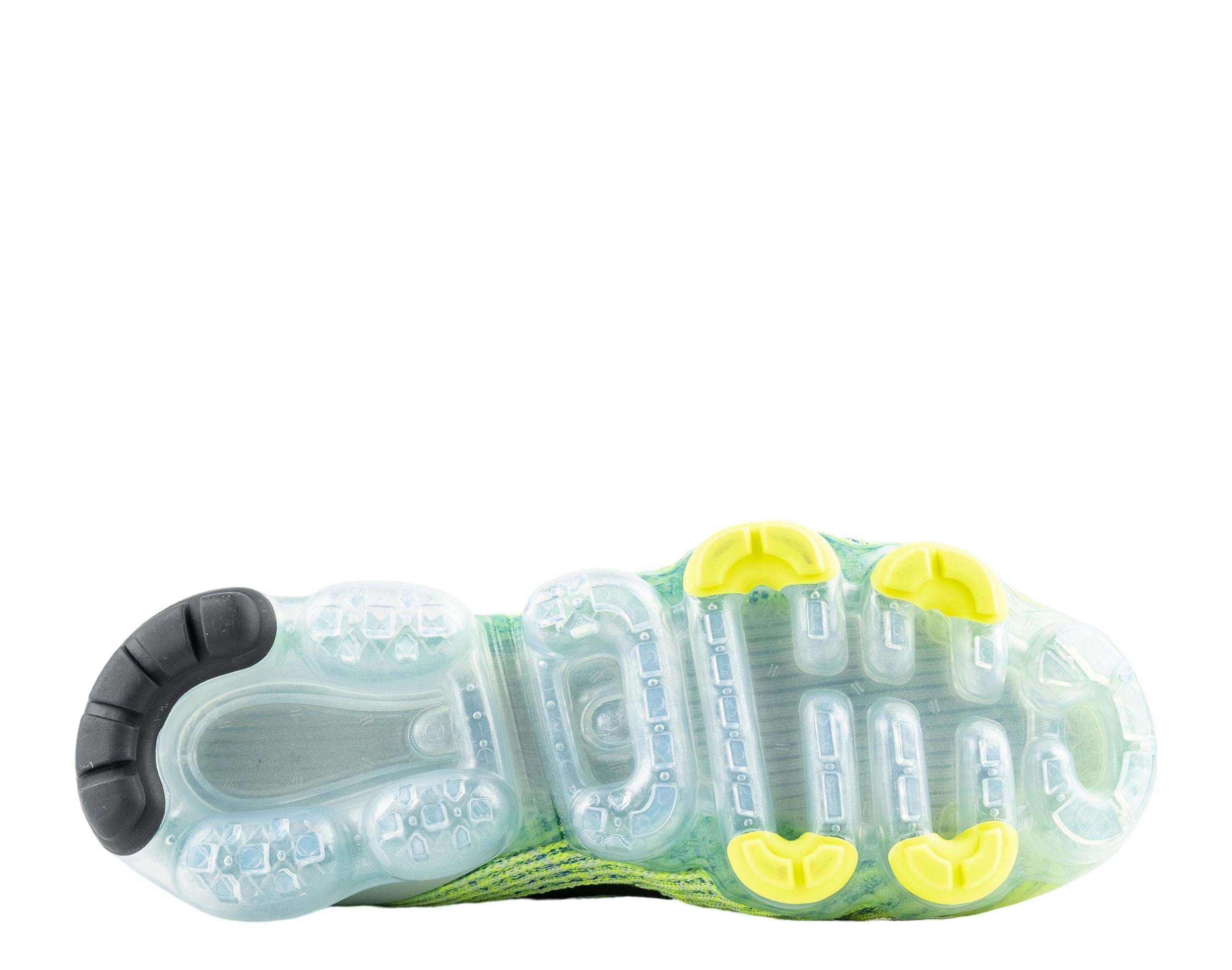 Men's Nike Air Max Vapormax Flyknit 3 Silver/Black-Volt Running Shoes AJ6900-005