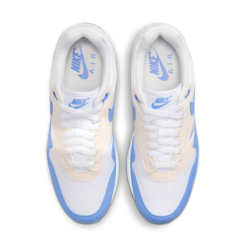 WOMENS NIKE AIR MAX 1-WHITE/ROYAL PULSE-DZ2628-113