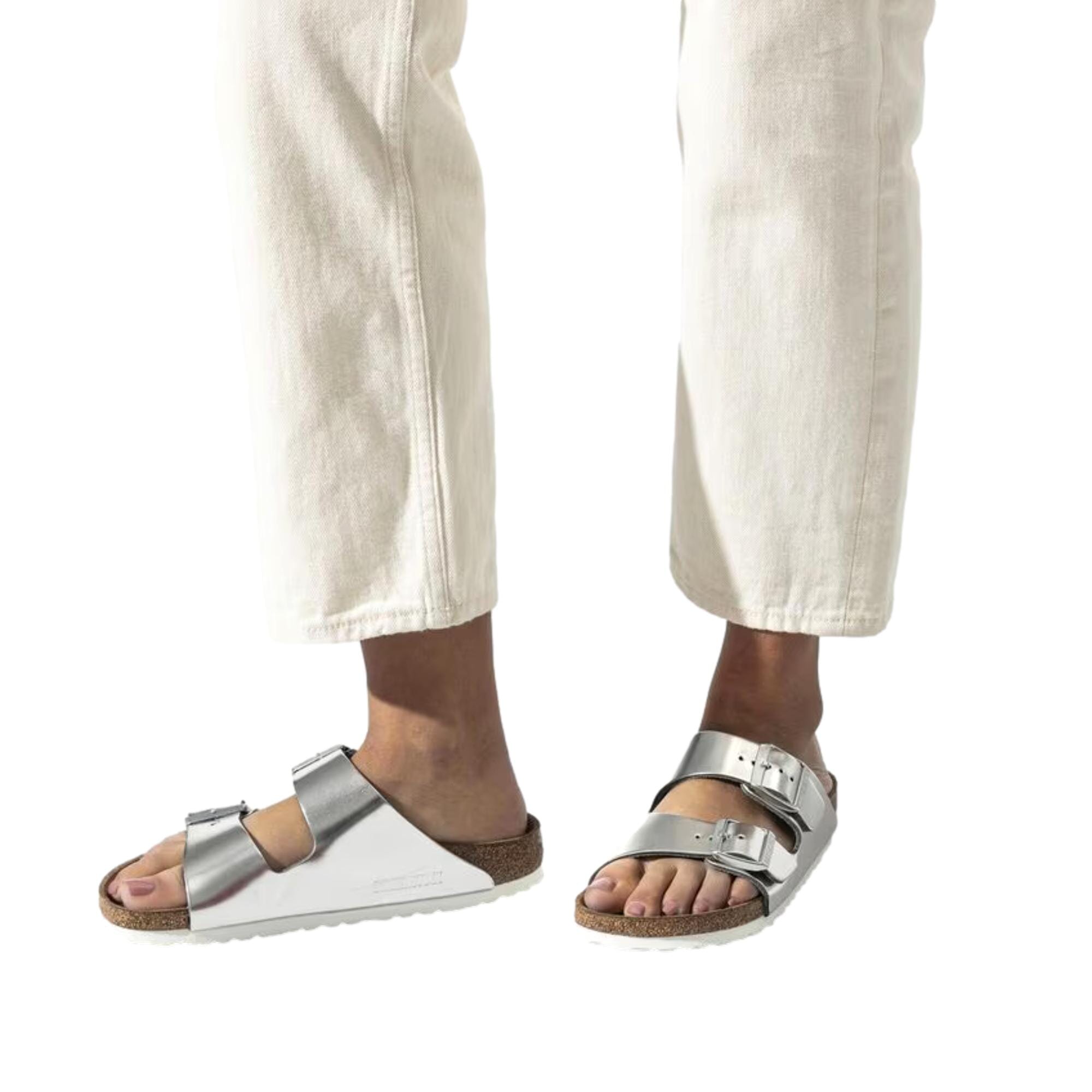 Women's Birkenstock Arizona BS Silver 1005960