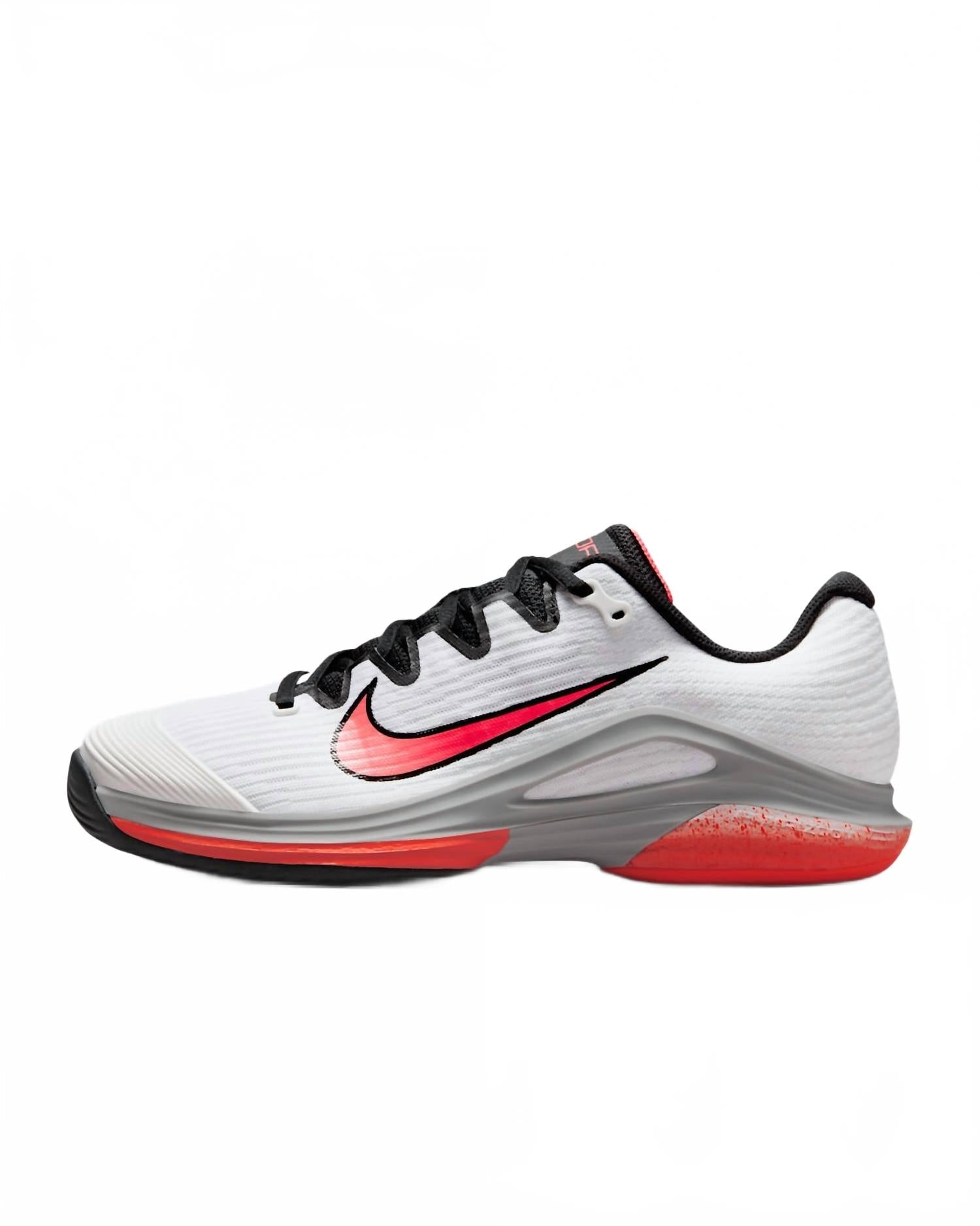 Women's Vapor 12 Hard Court Tennis Shoes In White/wolf Grey/hot Lava