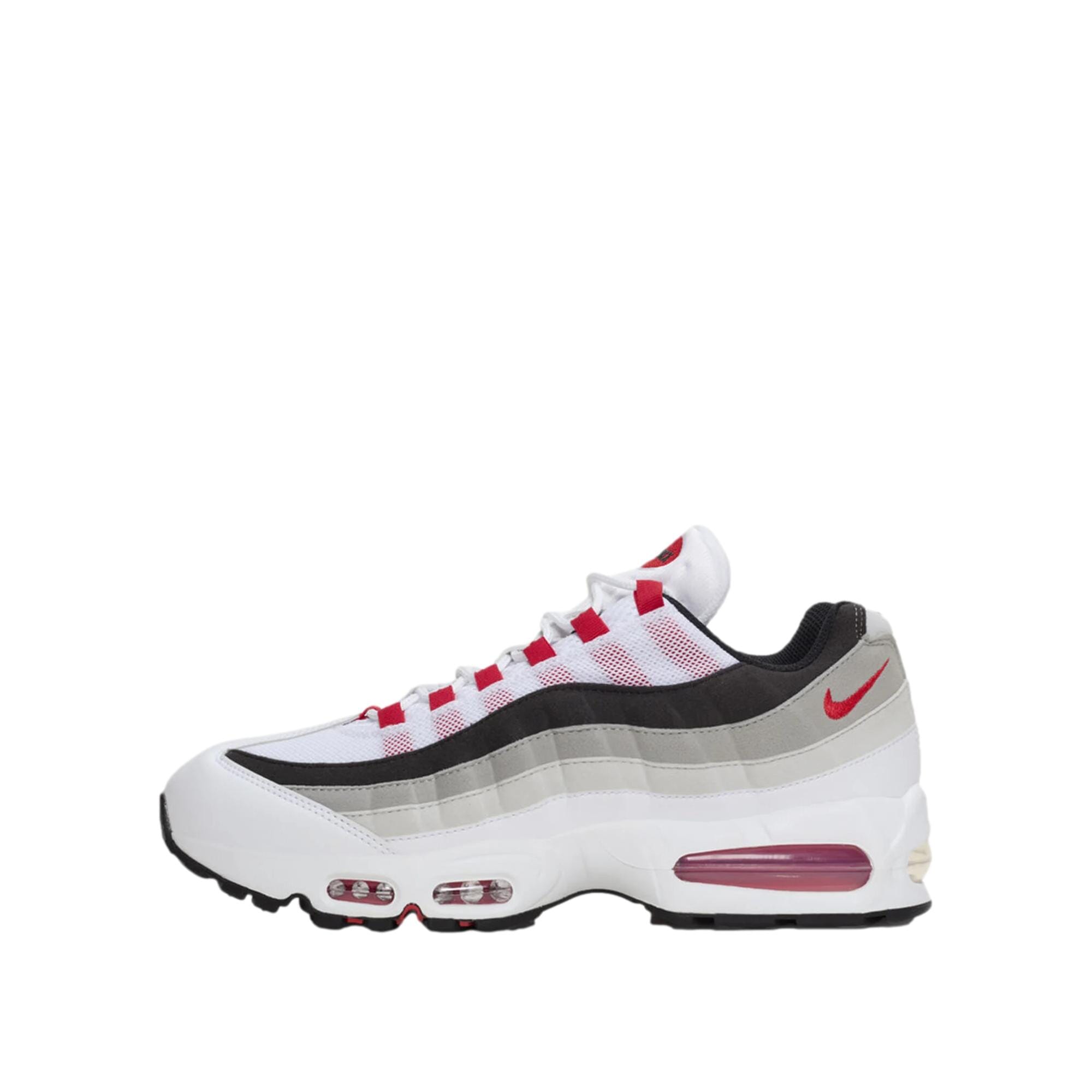 Nike Air Max 95 Big Bubble Premium White / Comet Red - Neutral Grey  IB7862-100 Men's