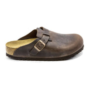 Men's Boston Soft Footbed Clogs In Habana Waxy Leather