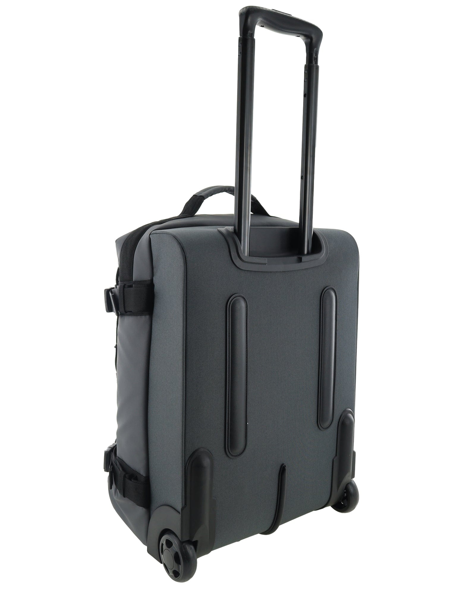 3pc GAP Soft-Shell Suitcase Lockable Travel Trolley Luggage Set 73cm Charcoal