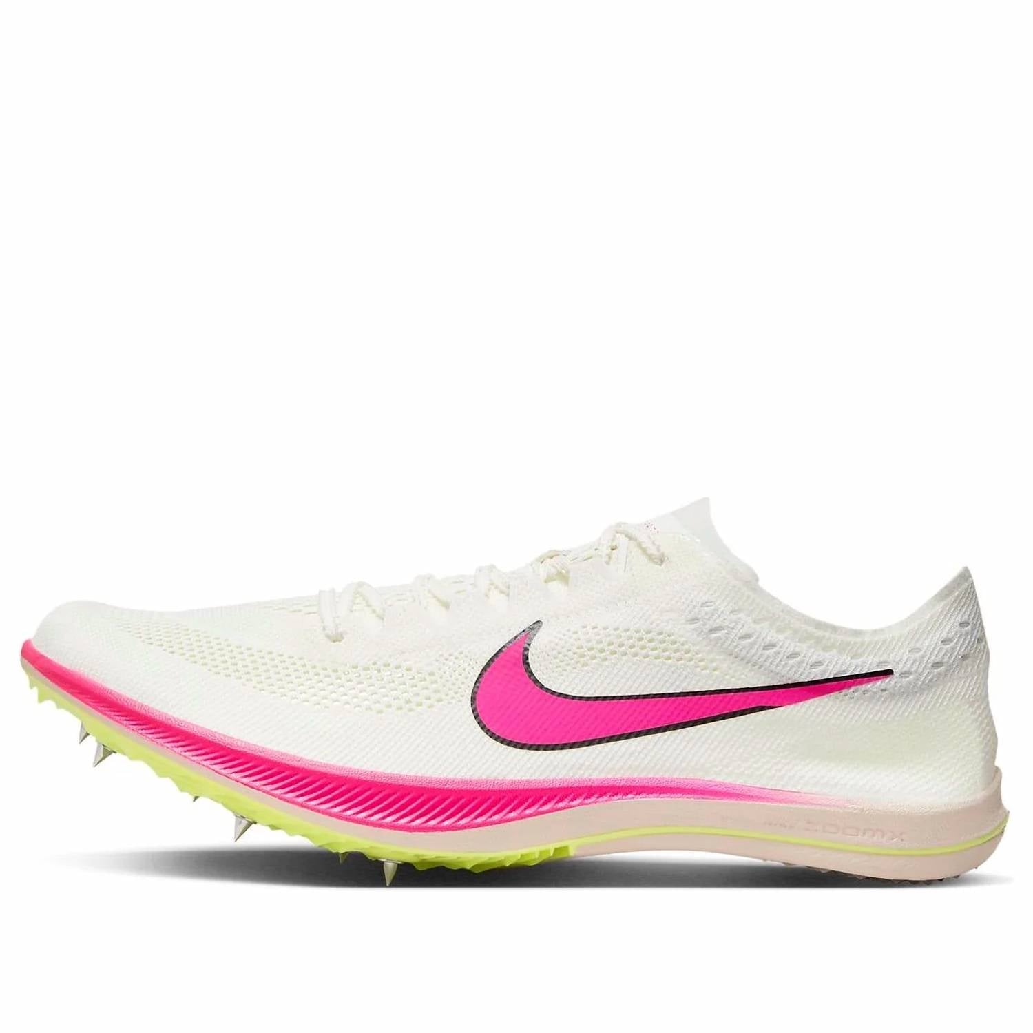 Unisex Zoomx Dragonfly Track Shoes In Sail Fierce Pink